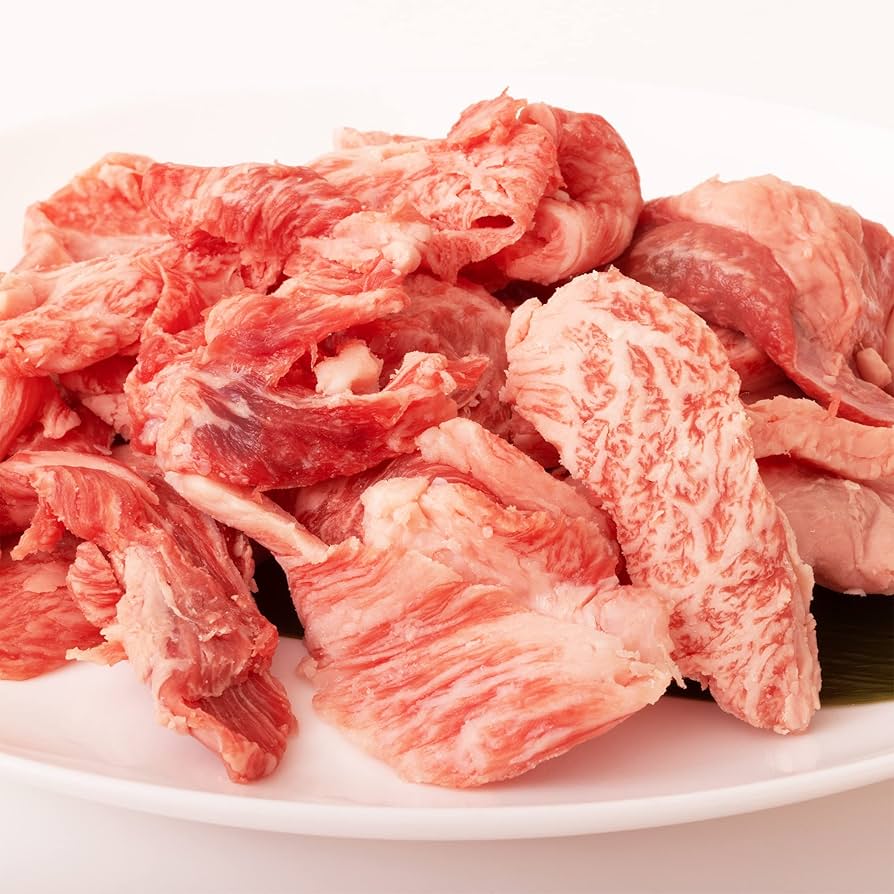 【miku】近江牛すじ肉・牛脂切落し・ワケあり焼肉　各1kg 宮崎牛スジ肉2kg_18-4202_(都城市) 国産黒毛和牛 牛すじ肉 (500g